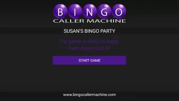 Bingo Caller Machine
