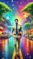 Men Police Suit Lyrical Editor
