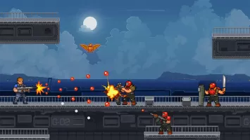 Gun Force Side-scrolling Game