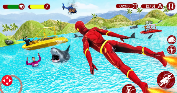 Super Speed: Flying Hero Games