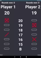 Darts Score Easy Scoreboard