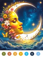 Fairytale Color by number game