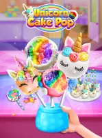 Unicorn Cake Pop Sweet Dessert