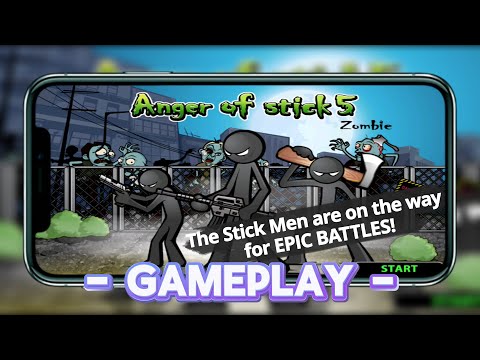 Anger of Stick 5 Zombie Gameplay: Action-Packed Zombie Killing Fun!