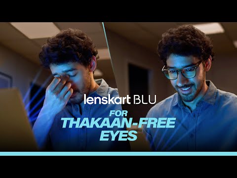 No More Tired Eyes | Lenskart BLU Screen Glasses