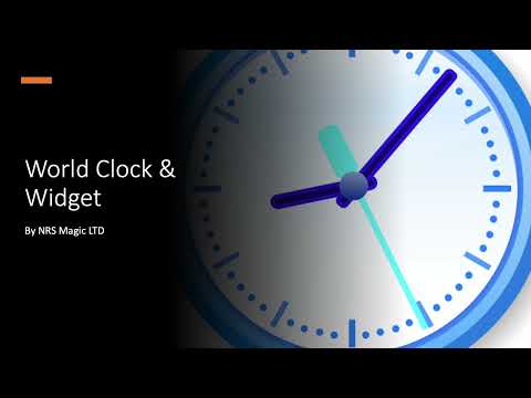 World Clock & Widget promo video V2