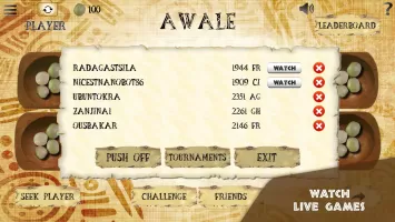 Awale Online - Oware Awari