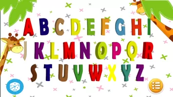 Writing the alphabet