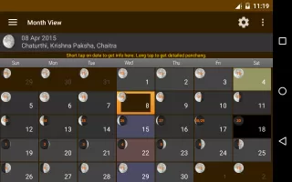 Hindu Calendar