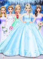 Ice Princess Wedding Dress Up