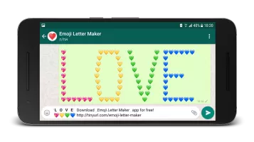 Emoji Letter Maker