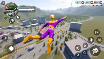 Super Rope Hero: Flying City