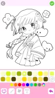 Cute Drawing : Anime Color Fan