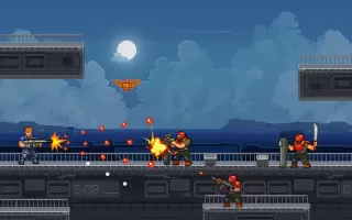 Gun Force Side-scrolling Game