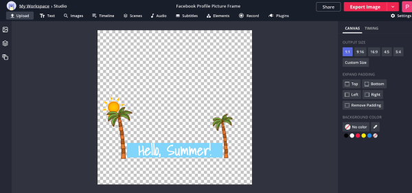 How to Make a Facebook Profile Picture Frame？