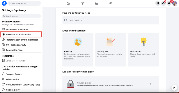 How to Download All Photos and Videos from Facebook？