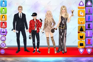 Superstar Family Dress Up Game