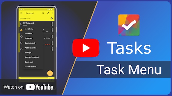 Tasks