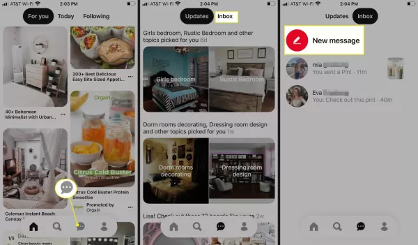 How to Send Private Messages on Pinterest?