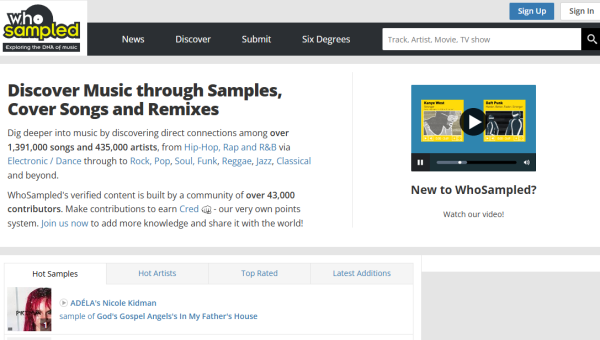 WhoSampled