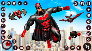 Bat Hero Dark Crime City Game