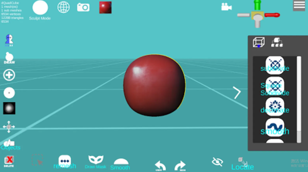 d3D Sculptor - 3D modeling