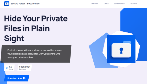 Secure Folder - Secure files