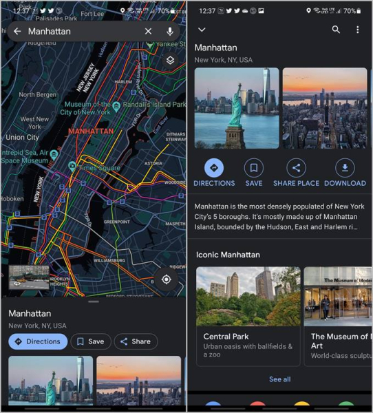Navigation for Google Maps Go
