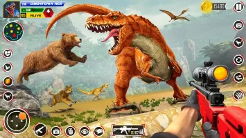 Wild Dinosaur Hunting Gun Game