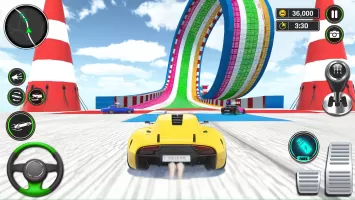 Superhero Car Ramp Stunt Games