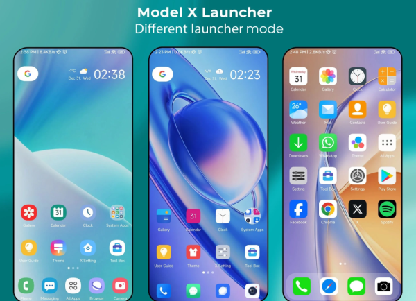 X Launcher - Model x launcher