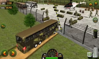 US Army Military Bus Driving