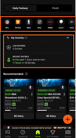 DraftKings Fantasy Sports