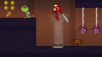 Red Stick Boy: Adventure Game