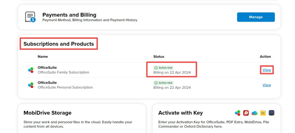 OfficeSuite Pro + PDF (Trial)