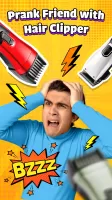 Prank sounds: haircut & fart