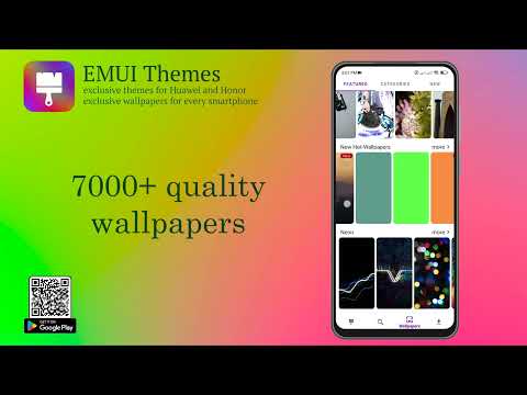 Promo video of the EMUI themes App