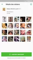 Cute Babies Stickers Animated