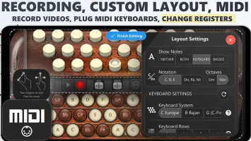 Accordion Chromatic Button