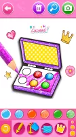 Glitter beauty coloring game