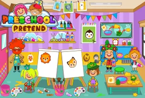 Pretend Preschool Kids Games