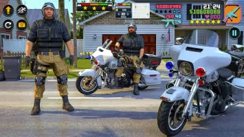 Bike Chase 3D Police Car Games