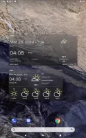 Weather & Clock Widget