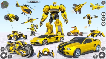 Robot Transform Robot Car Game