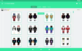 Skins-MASTER for Minecraft