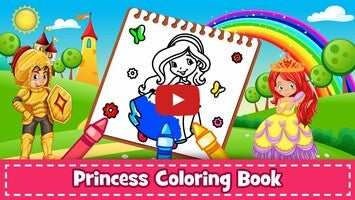 Princess Coloring Book for Kids & Girls 🎨: Android App (Promotional video)