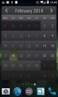 Month Calendar Widget