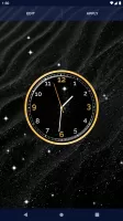 Black HD Clocks Live Wallpaper