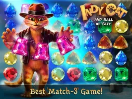 Indy Cat: Match 3 Adventure