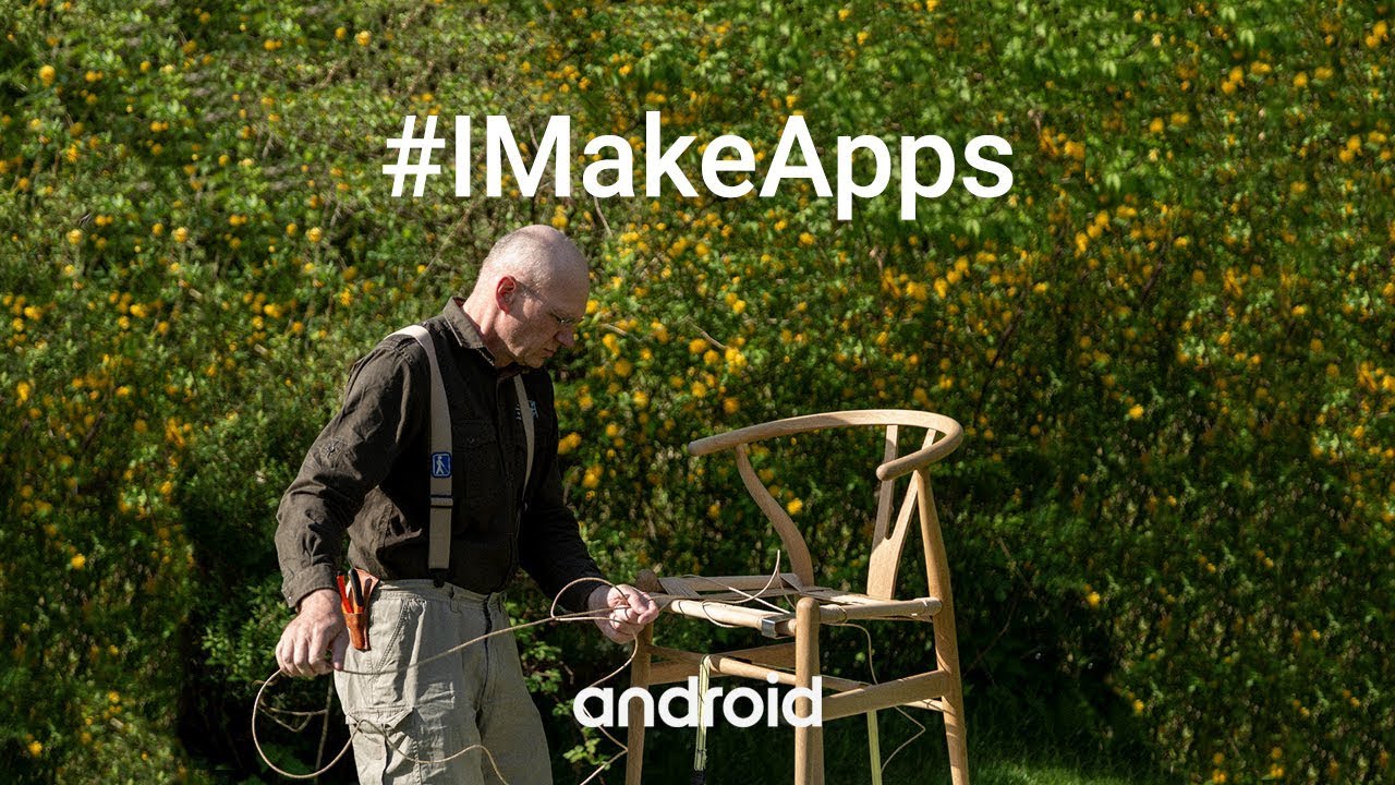 #IMakeApps | Hans Jørgen Wiberg | Chair restorer | Be My Eyes | Denmark